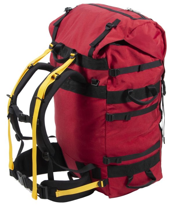 EXPEDITION Canoe Pack - Red - Back and side view