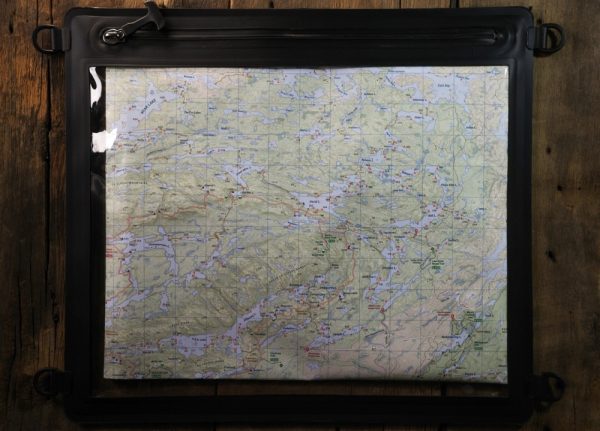 Paddler's Map Case with Killarney PP map by LatLong