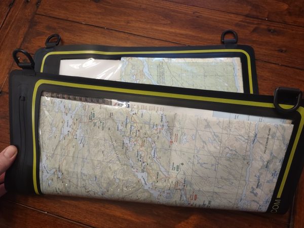 Paddler's Map Case - folded view