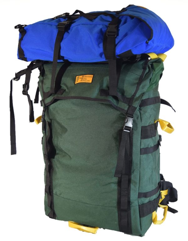 TREKKER Pack connected to the top of a Canoe/Portage pack