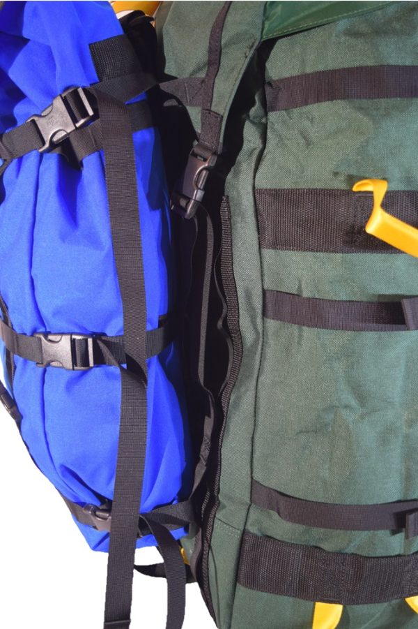 TREKKER Pack connection points to a Canoe-Portage pack