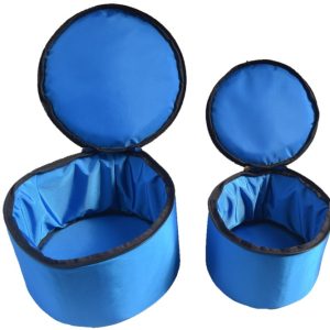 Barrel Coolers - Large and Small with Lids Open